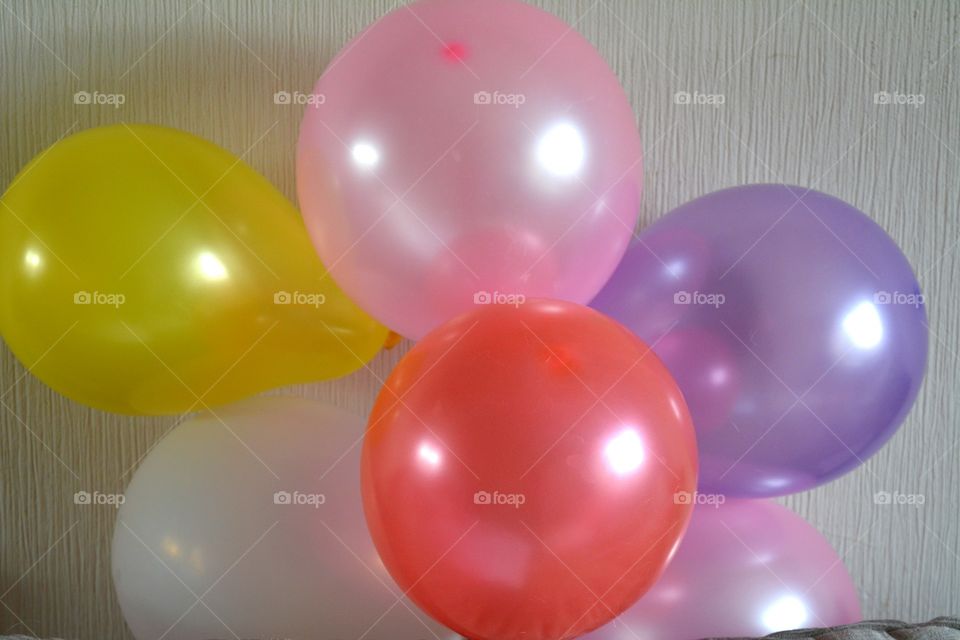 No Person, Round Out, Balloon, Bright, Shining