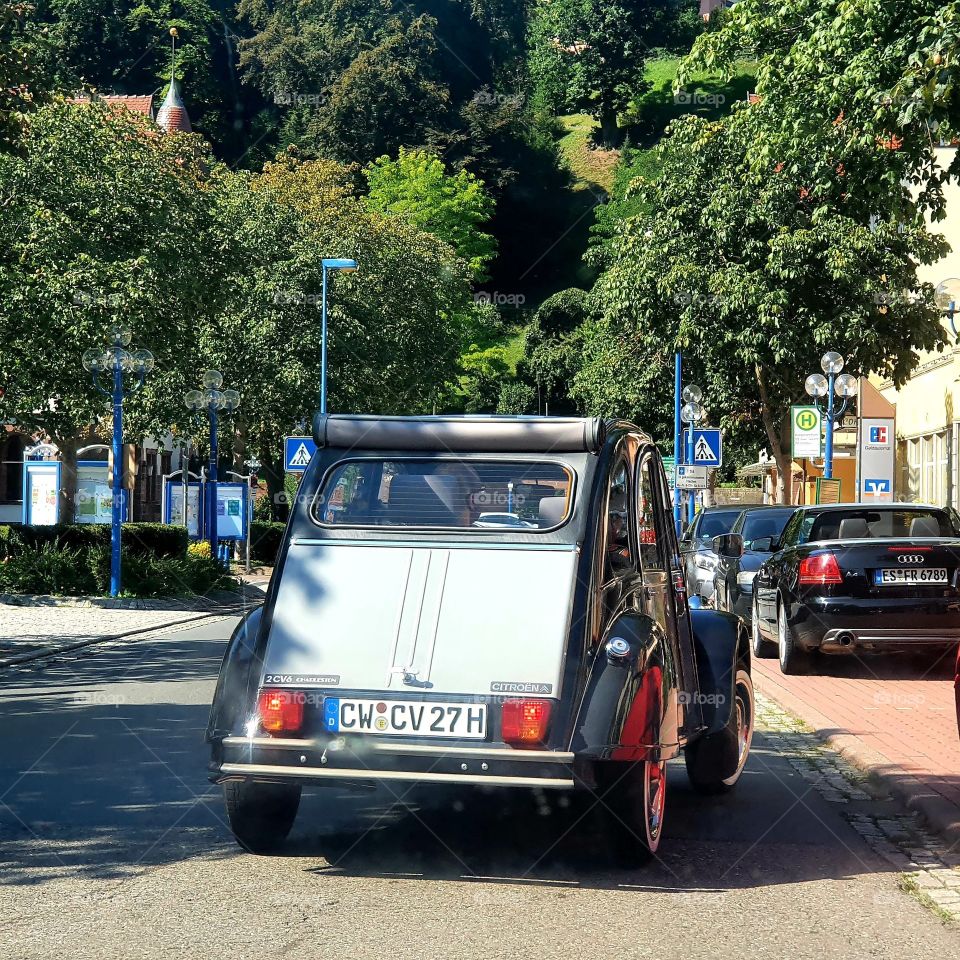 German Oldtimer In the summer time