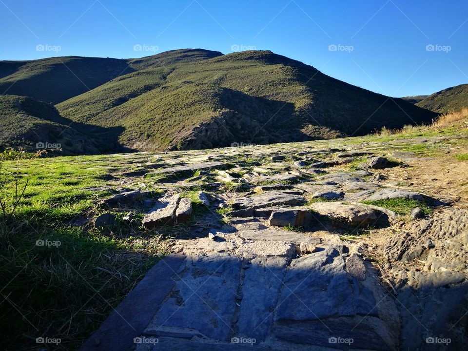 Scenic view of village