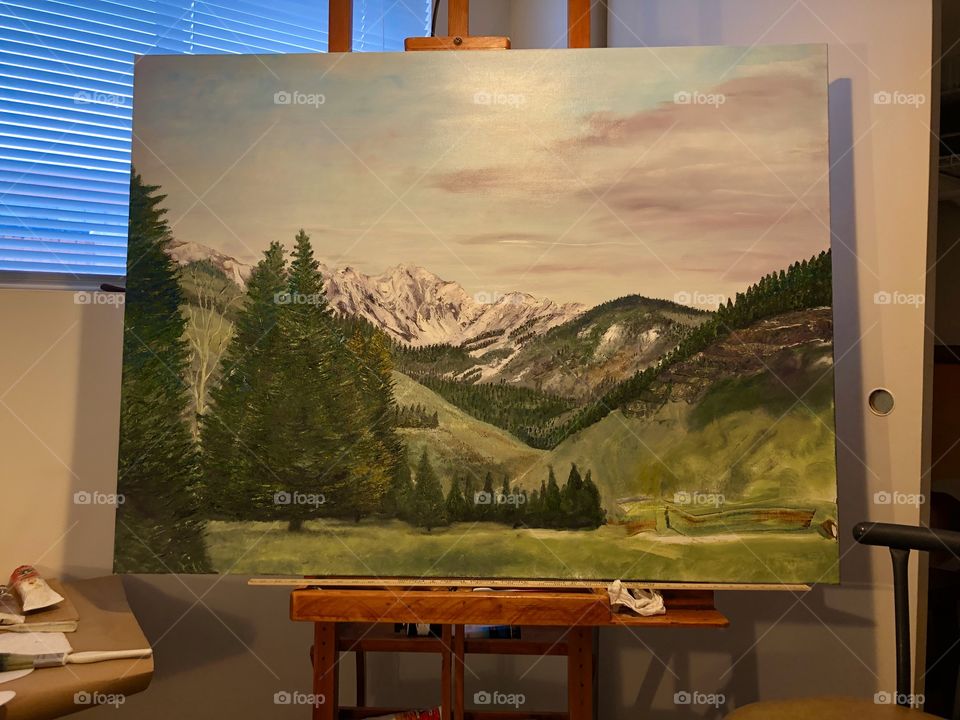 Oilpainting in progress. J.G