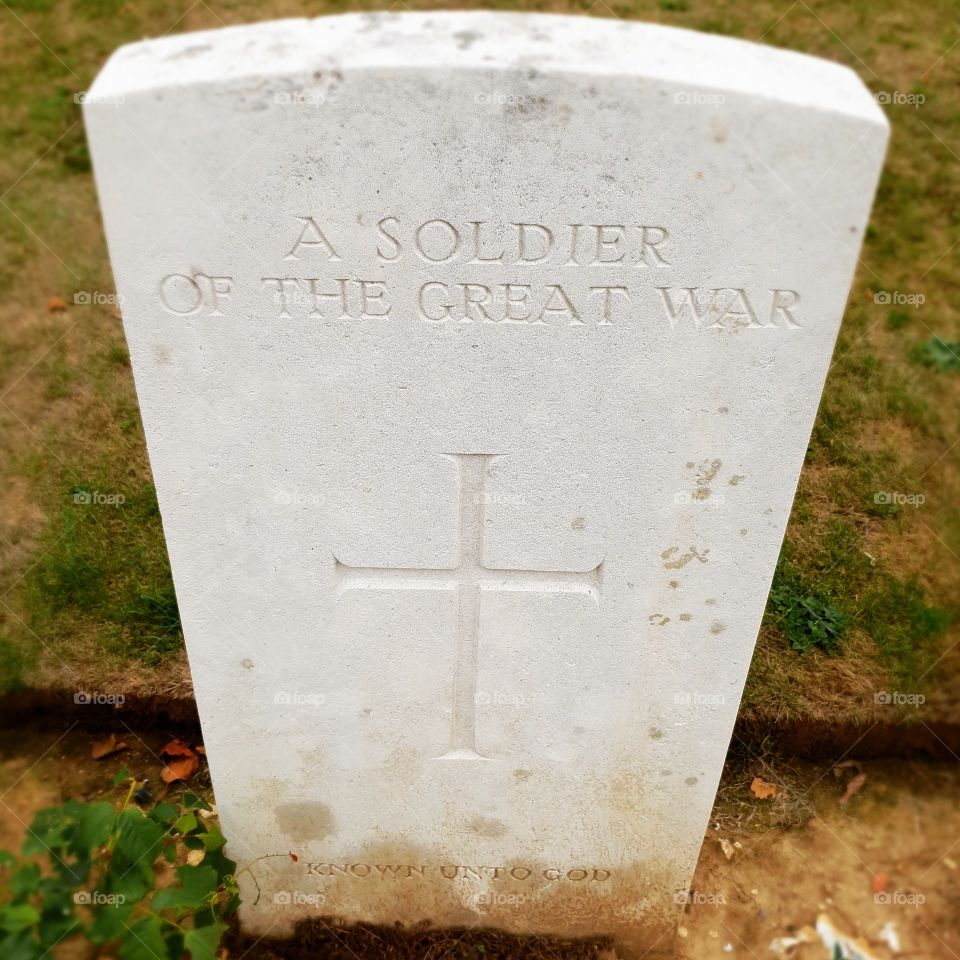 A soldier of the great war