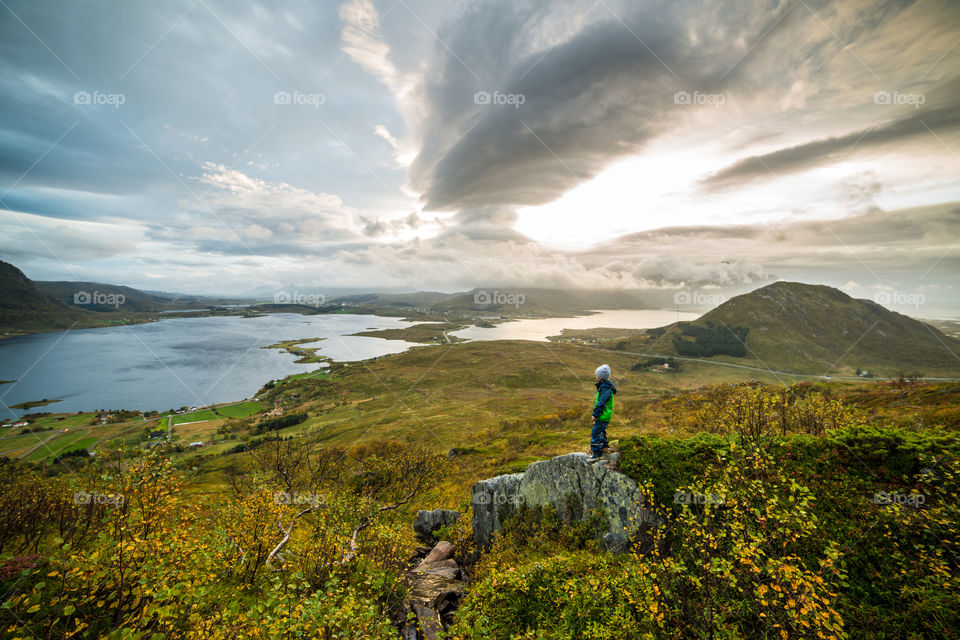 Person looking at view