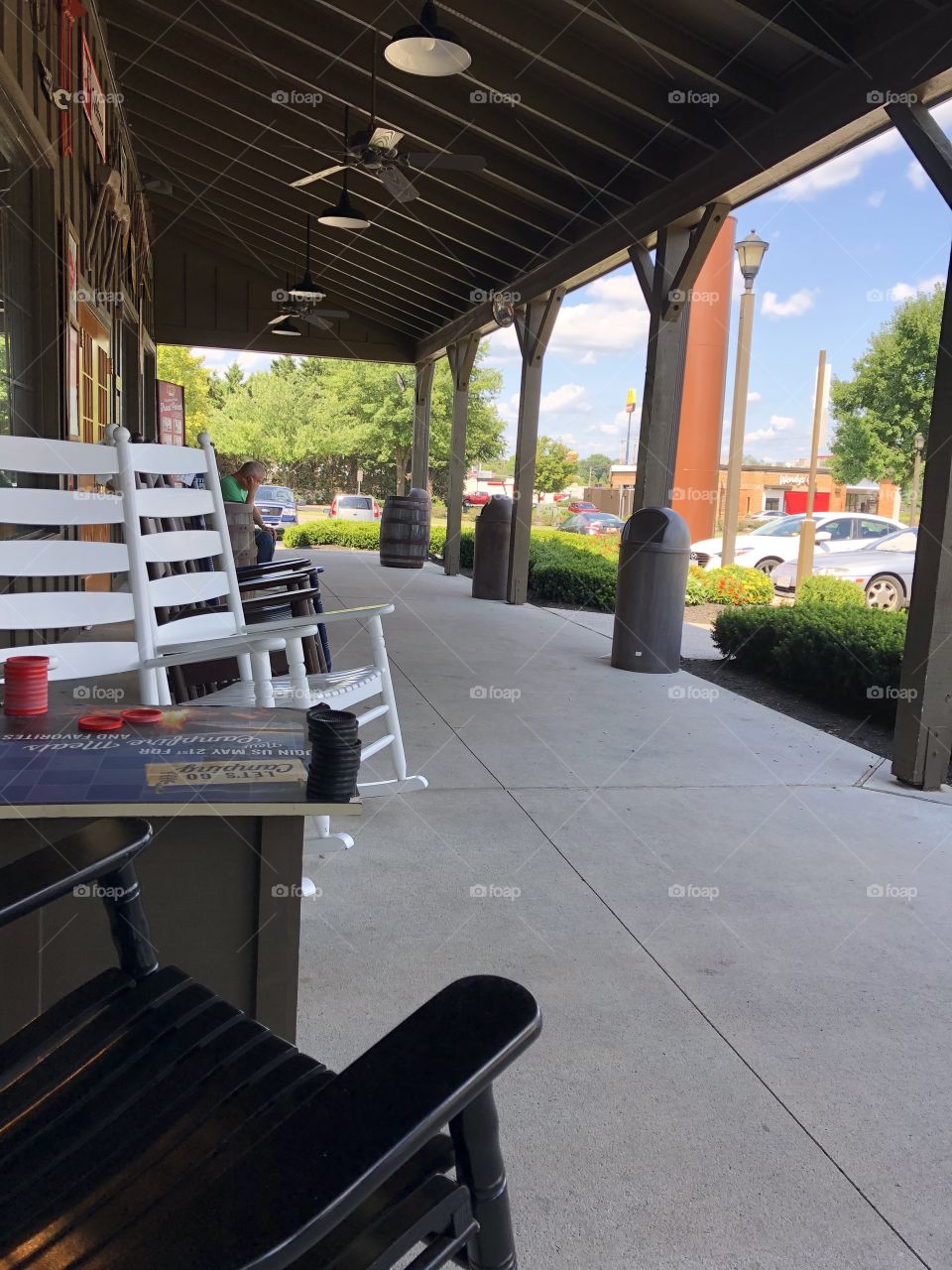Cracker Barrel porch