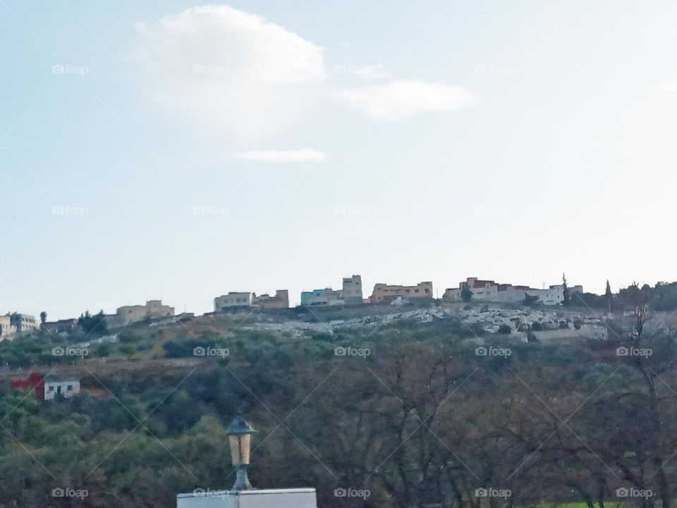 Population between the nature