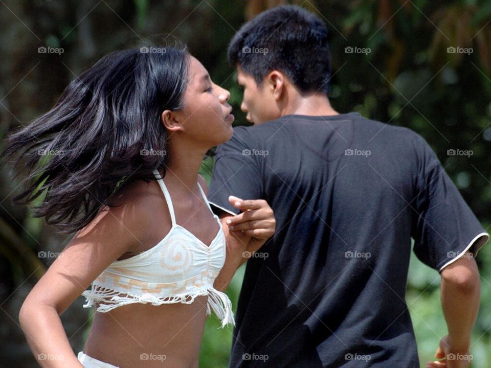 Dancing Village Students