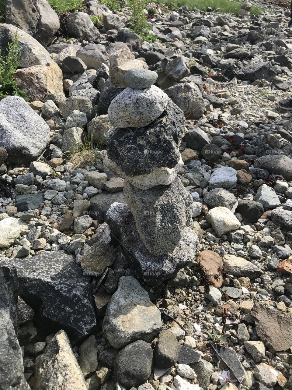 Stacked stones