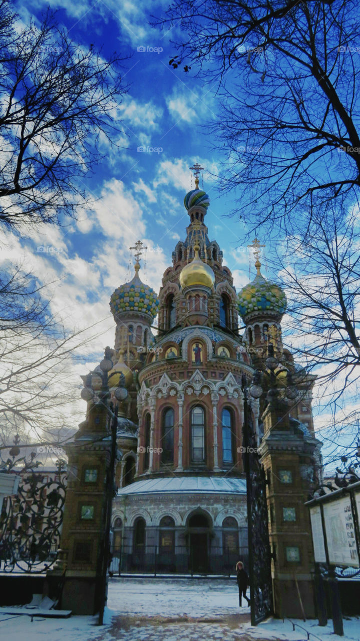 Church of savior on spilled blood