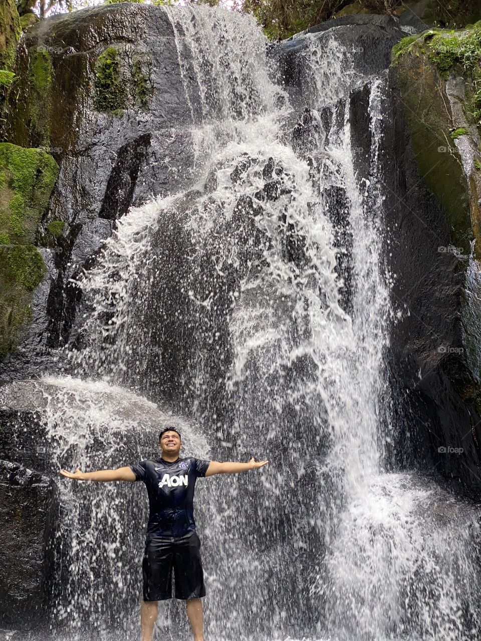 Alan in Waterfall
