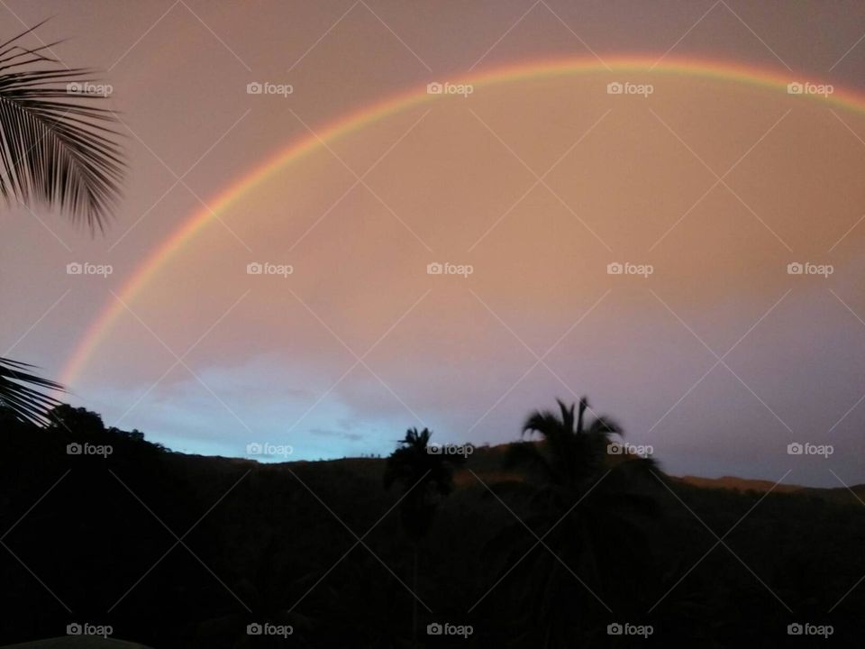 the rainbow captured