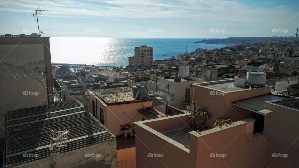 panorama mare di Sciacca