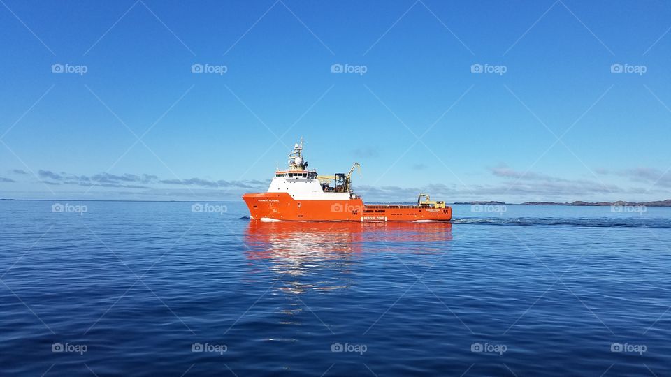 Boat at the sea