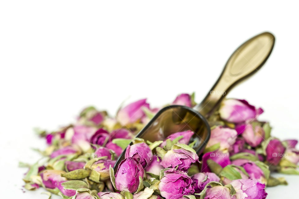 Dried rose tea