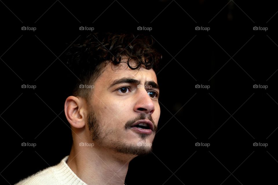 Ibrahim Haytham Abdul-Memem Z At The International Day Against Racism And Discrimination From The 21 March Comite At Amsterdam The Netherlands 23-3-2024