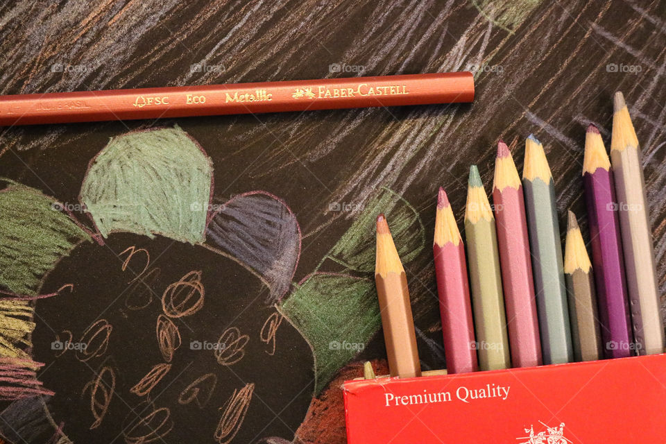Metallic Faber- Castell Pencils