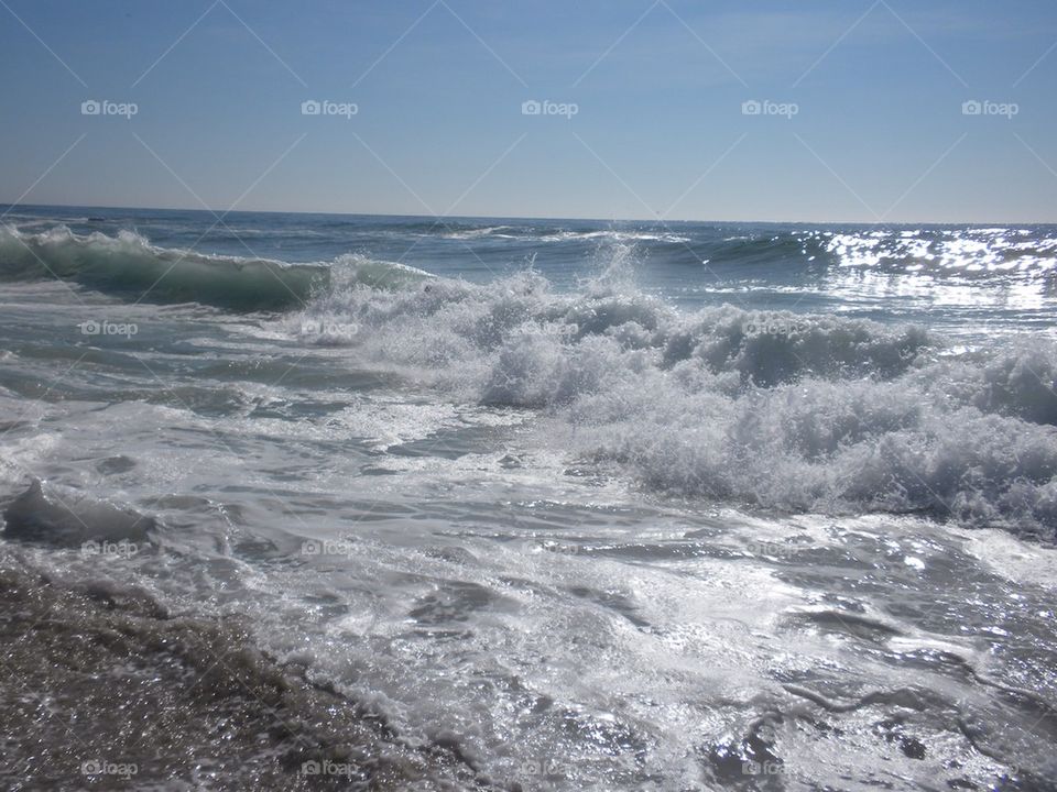 Waves in the ocean 