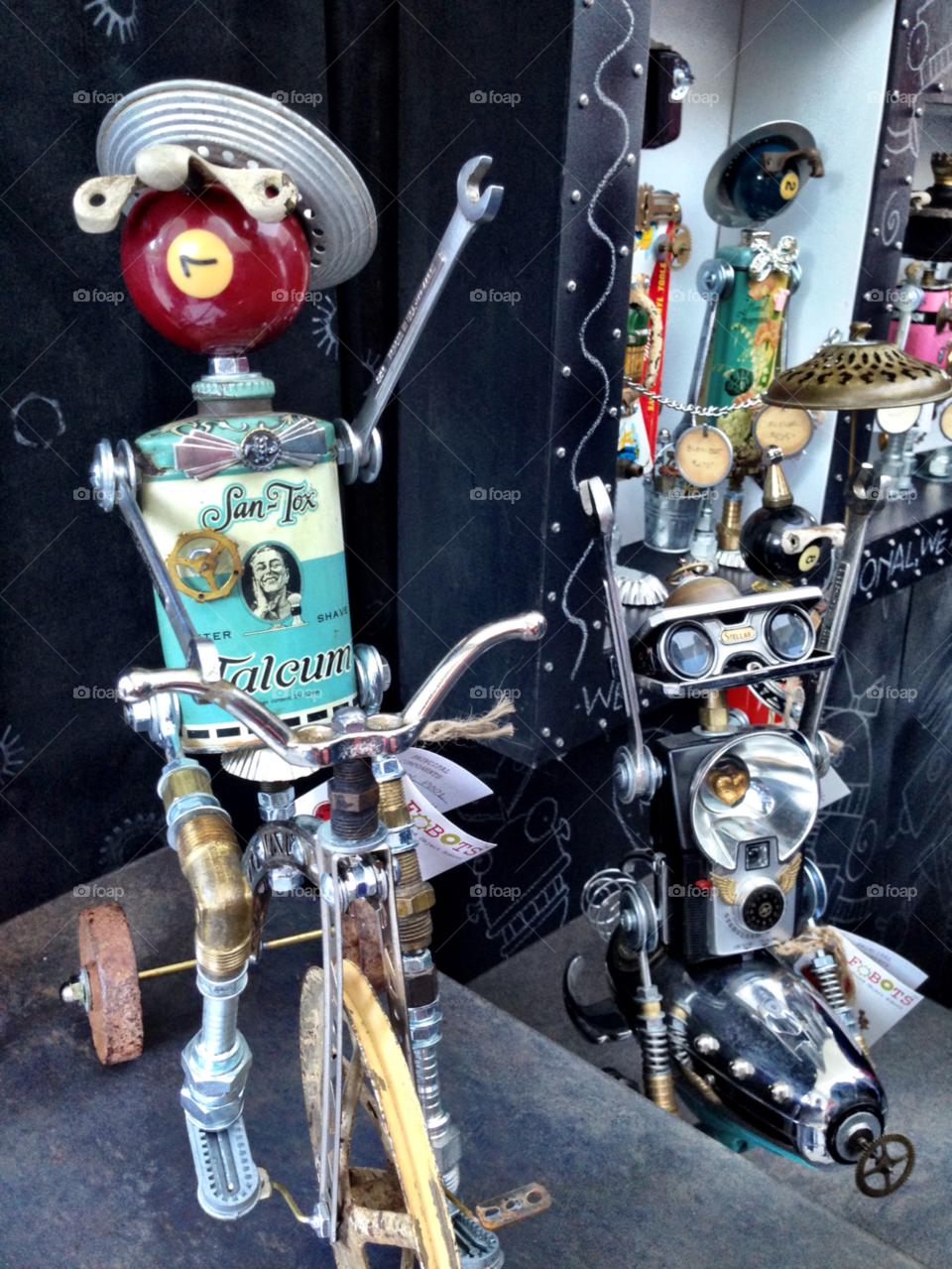 bicycle sculpture creativity trash by jmsilva59