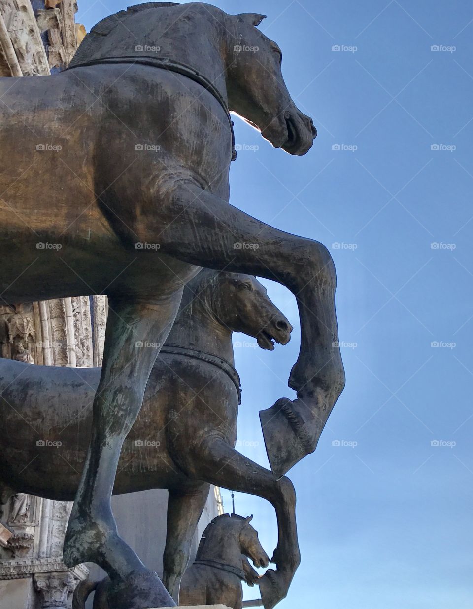 Top of st marks in Venice 