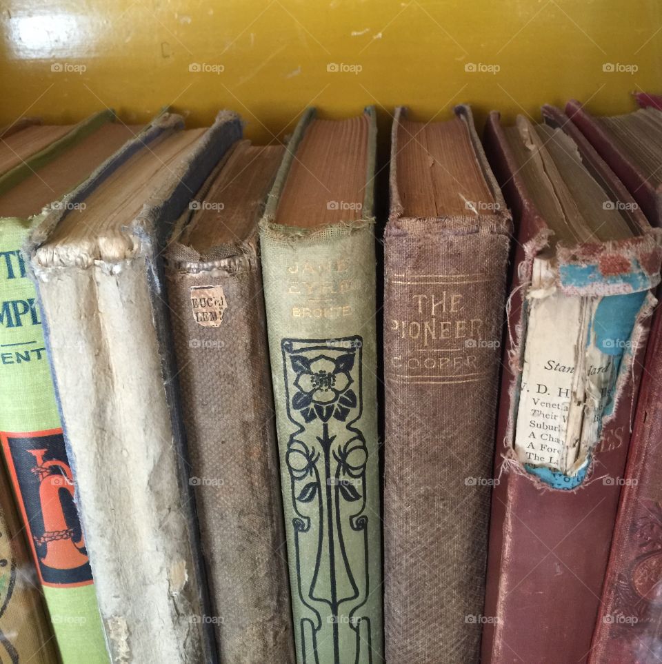 Love of Reading. Vintage books