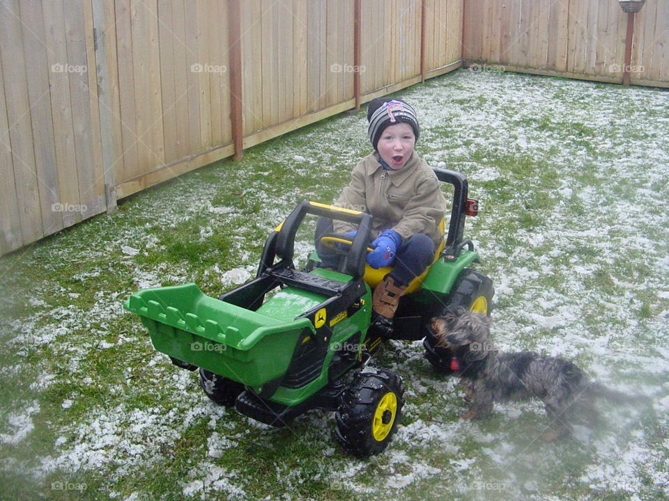 Winter tractor