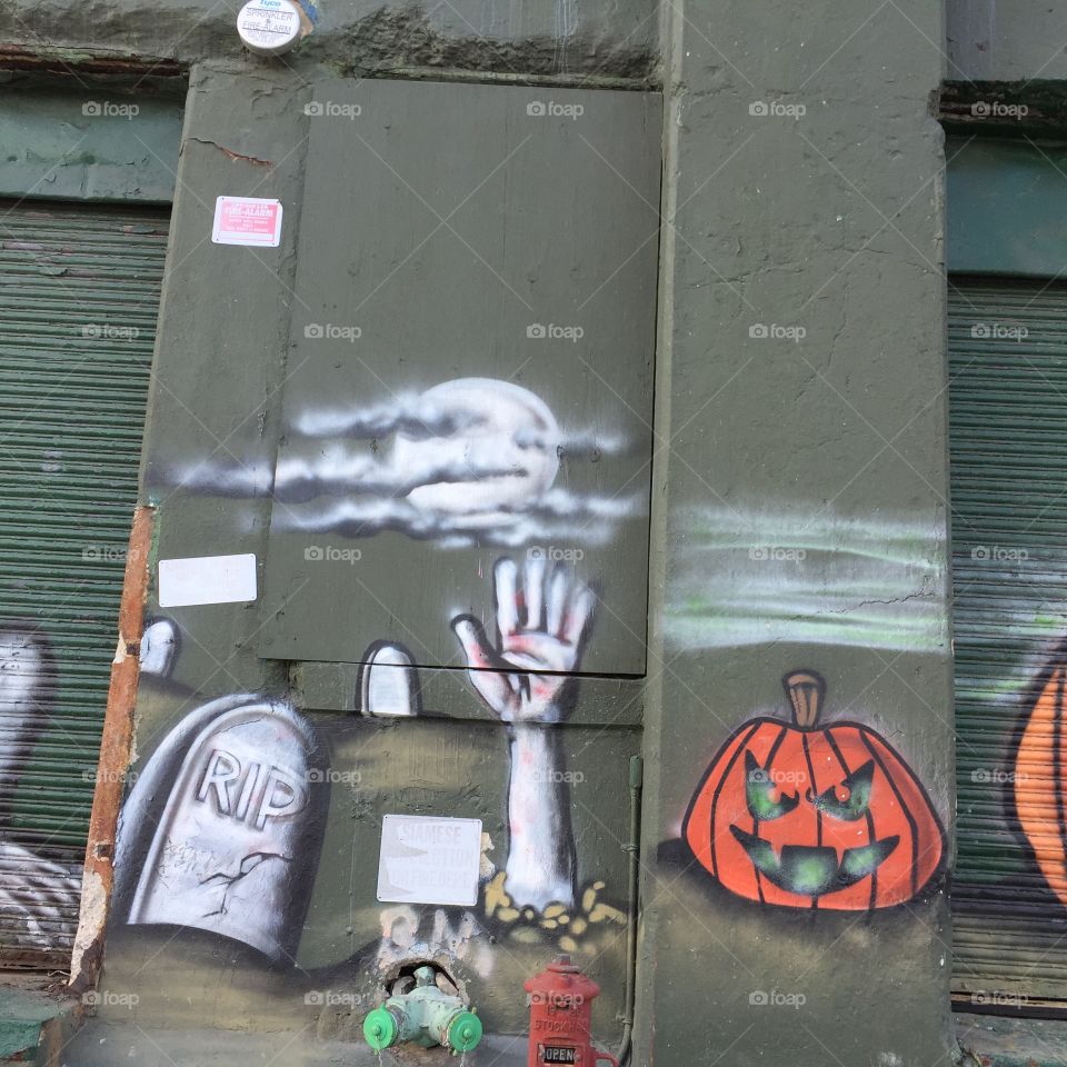 Graffiti, Vandalism, Street, Urban, Wall