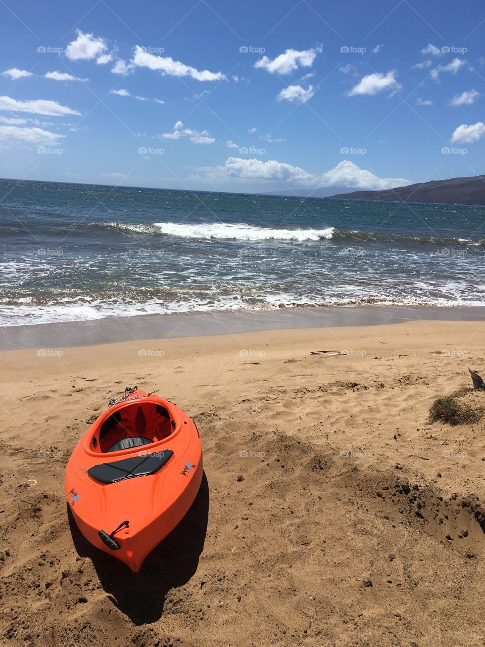 Who is ready to kayak some small waves? The surf isn’t too wild today. 