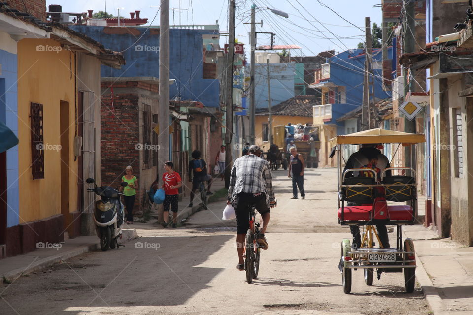Street scene in Trinidad - Cuba 