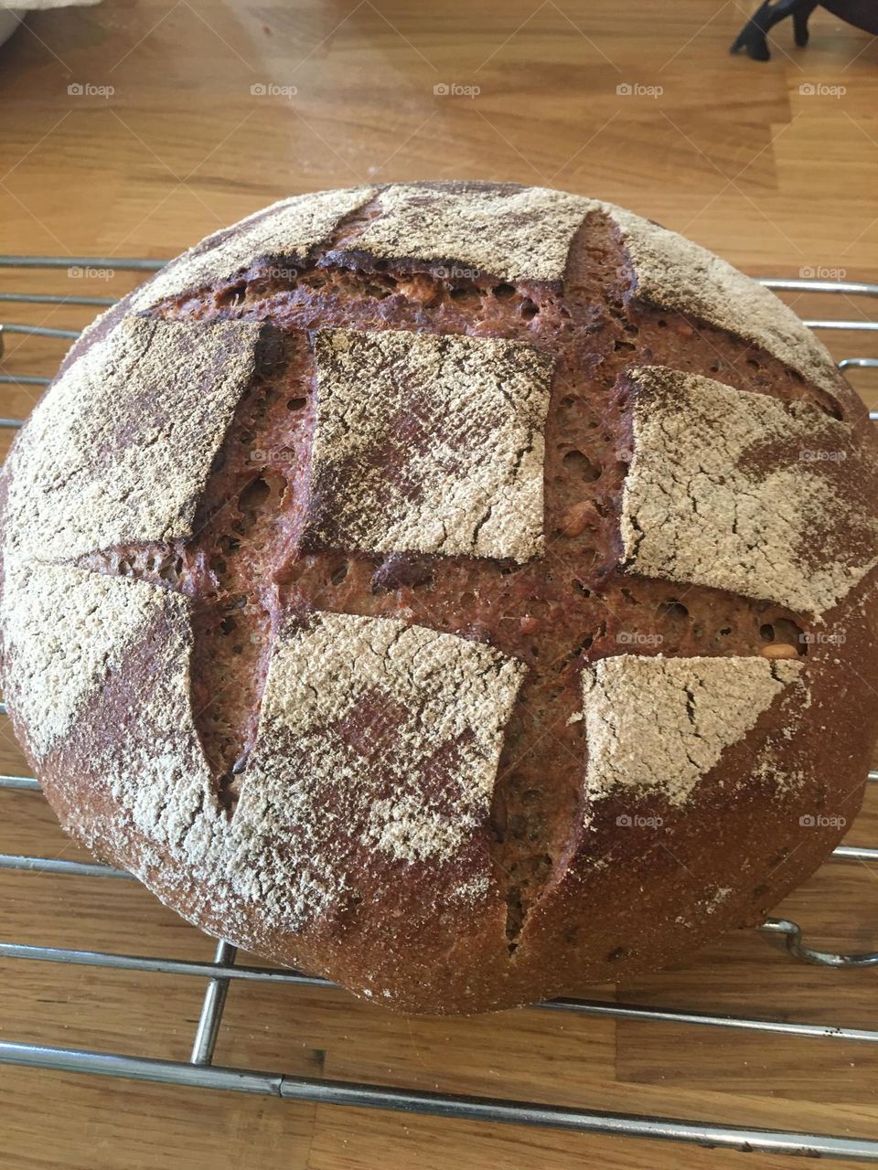 Sourdough bread homemade 