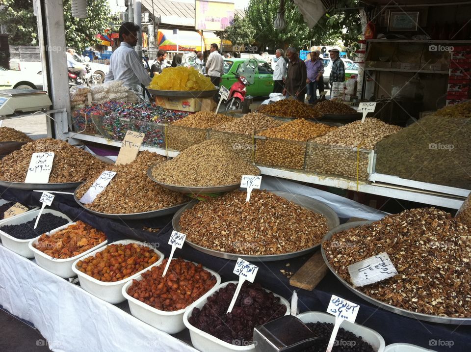 Market, Bazaar, Stall, Sale, Food