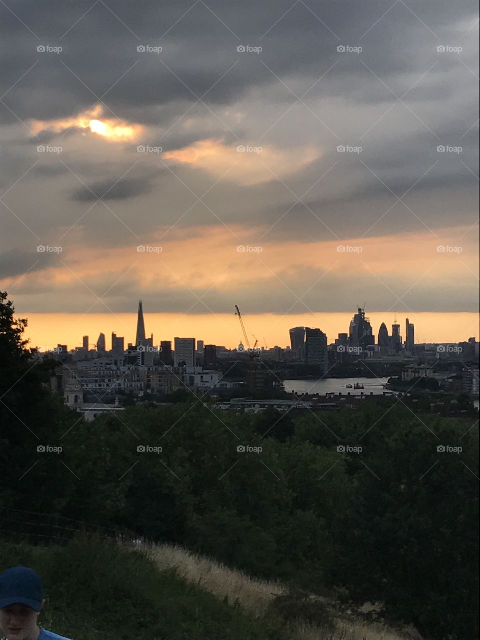 London view from Greenwich 