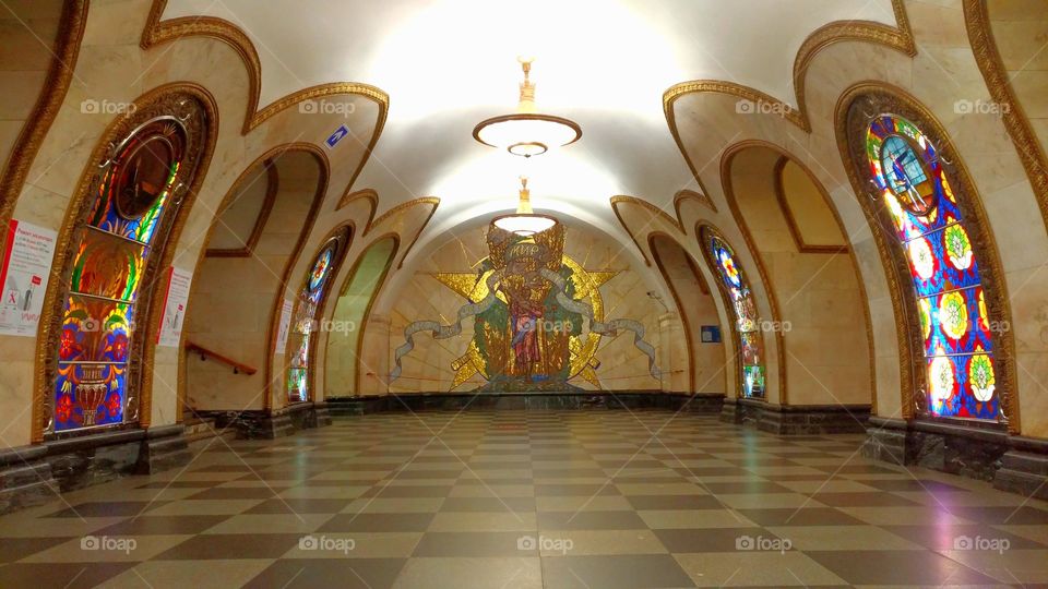 Subway station in Moscow