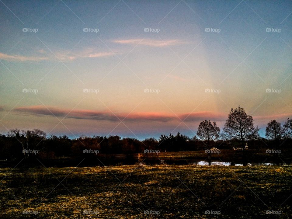 Rays at Sunset