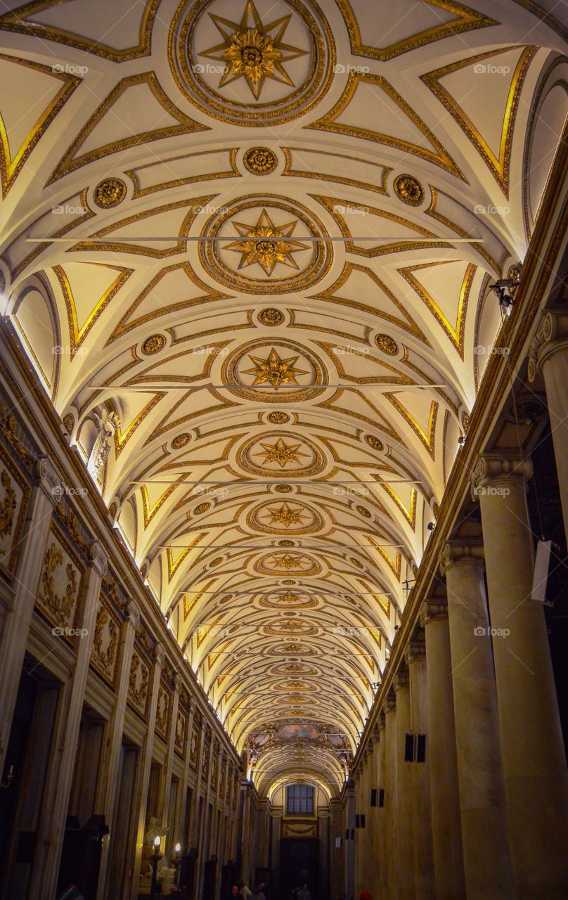 Interior de la Basilica de Santa Maria la Mayor (Roma - Italy)