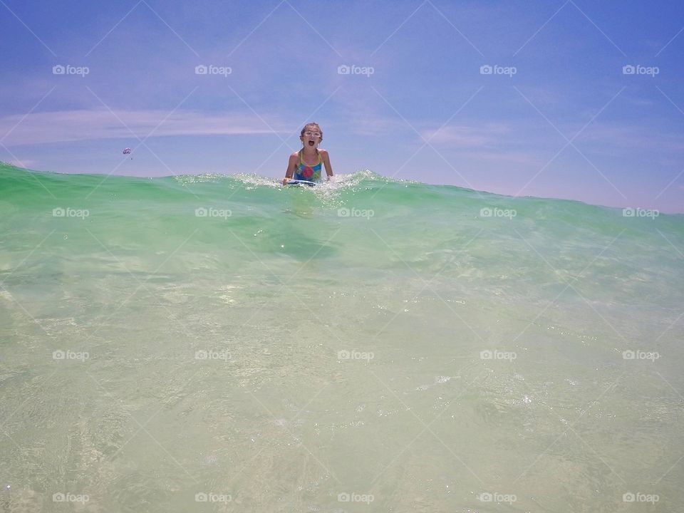 Riding a wave