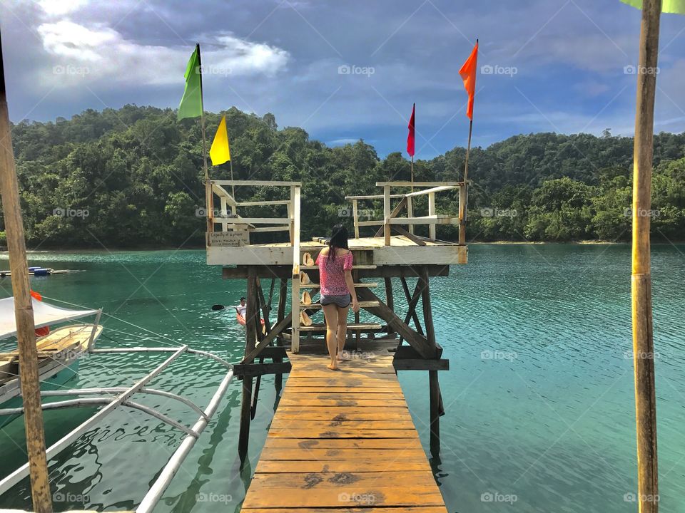Libtong Cove at Surigao del Sur Philippines
