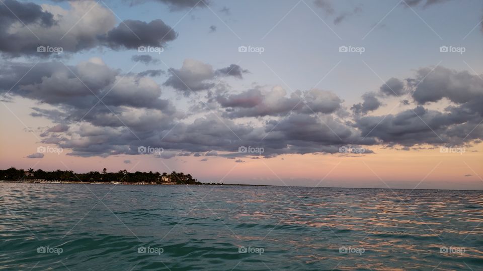 Beach Sunset in Mexico