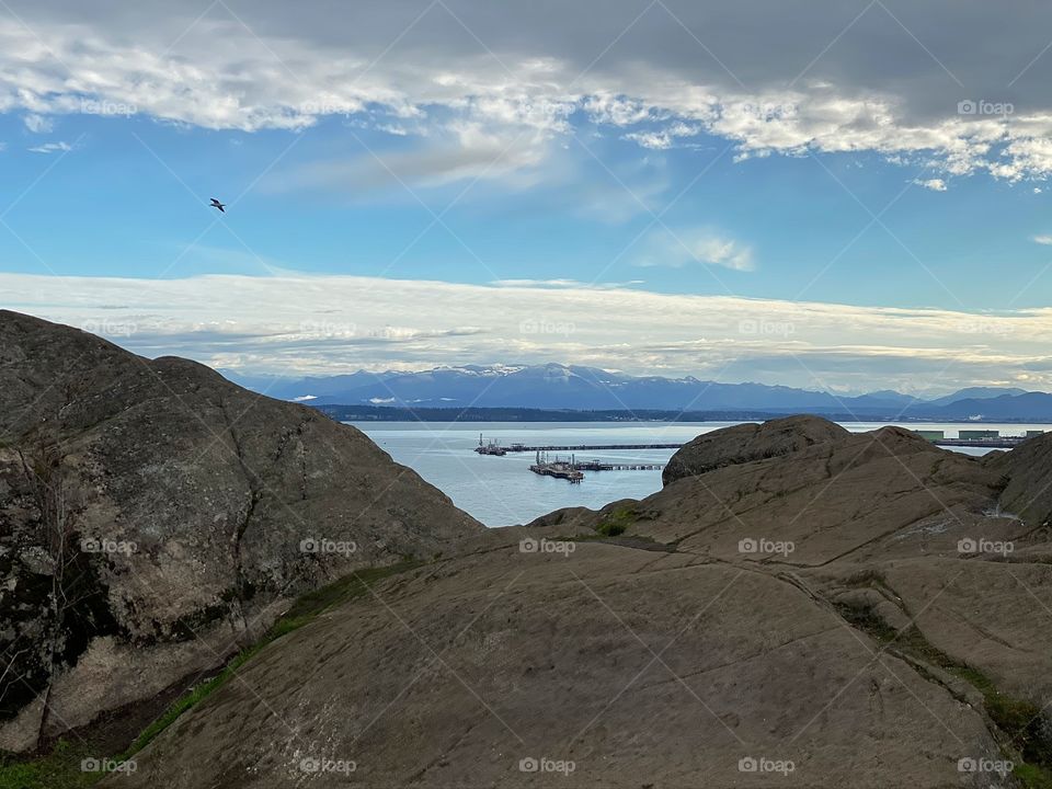 Cascade mountains view