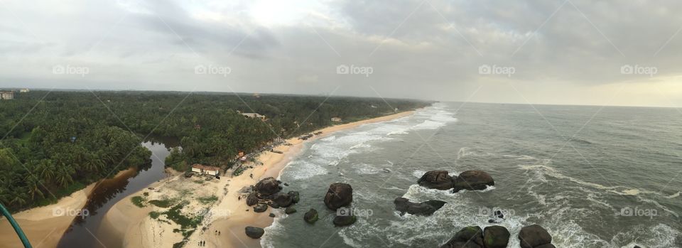 View from the lighthouse at Kapu beach. (iPhone 6)