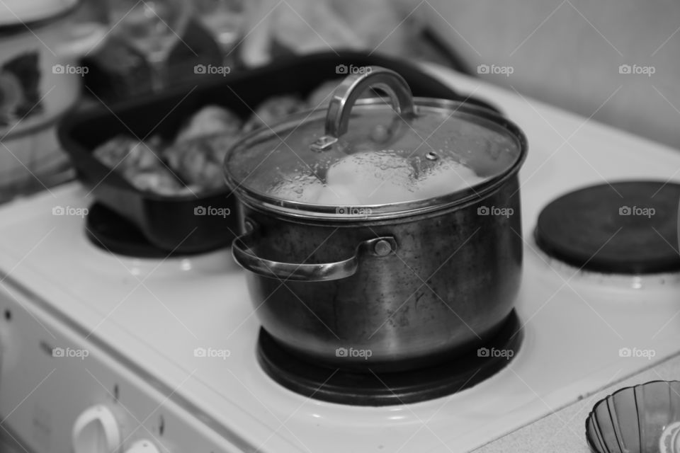 Potatoes, saucepan, arendajatele