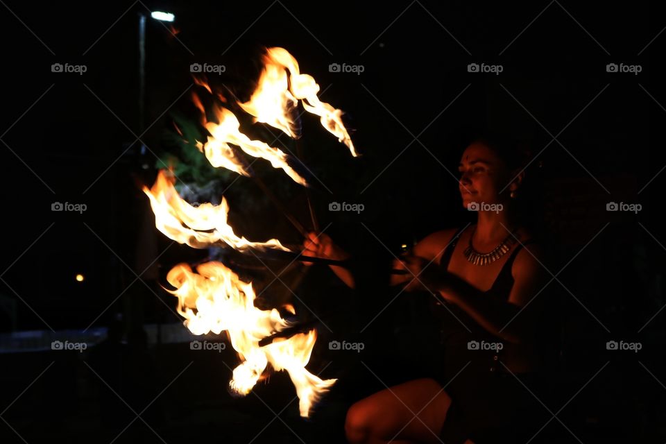 art with fire