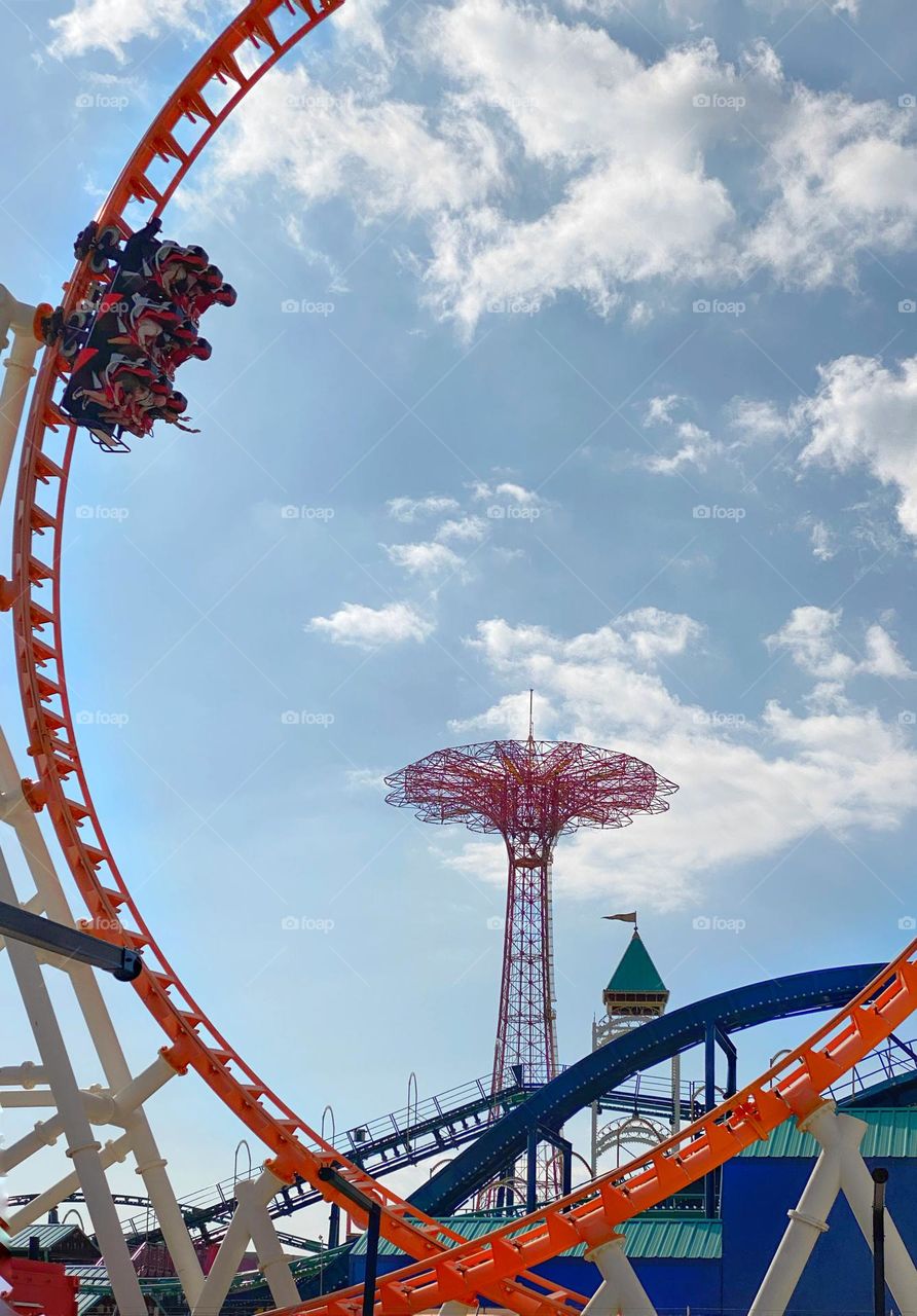 Coney Island amusement park rides