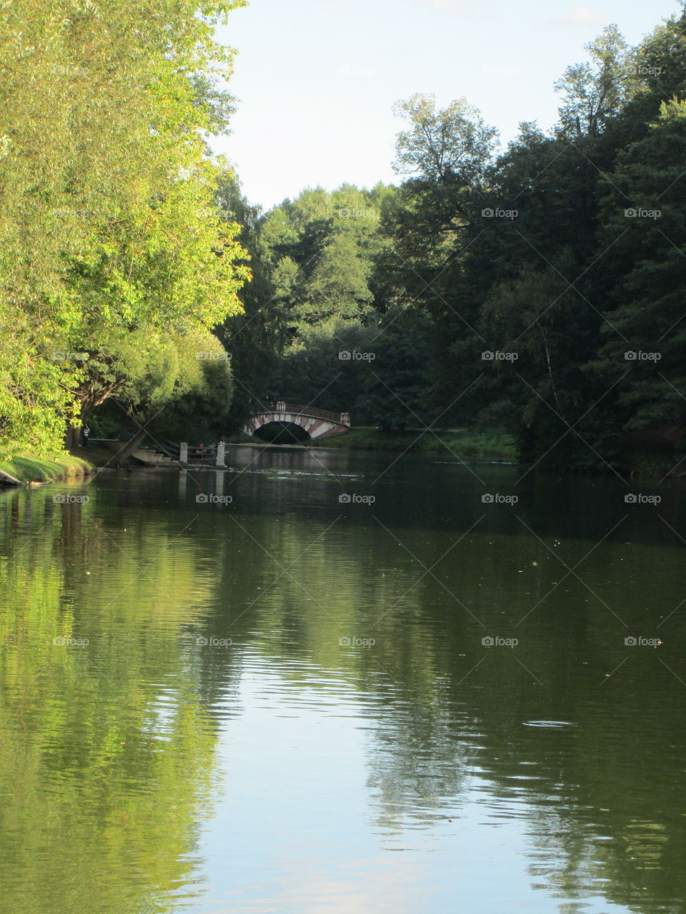 Bridge over the river.