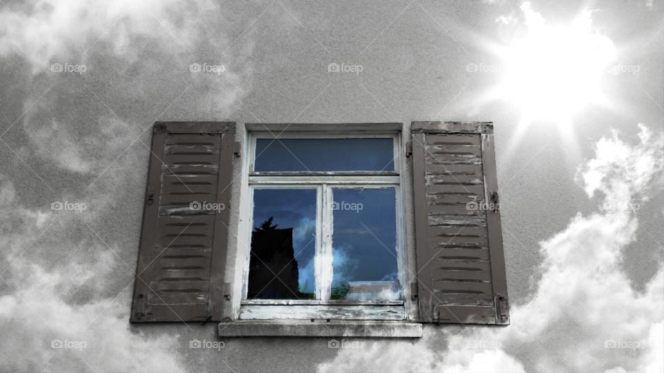 outside. a world beyond the window