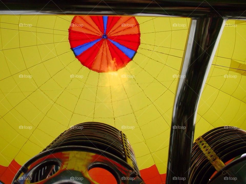 Inside baloon