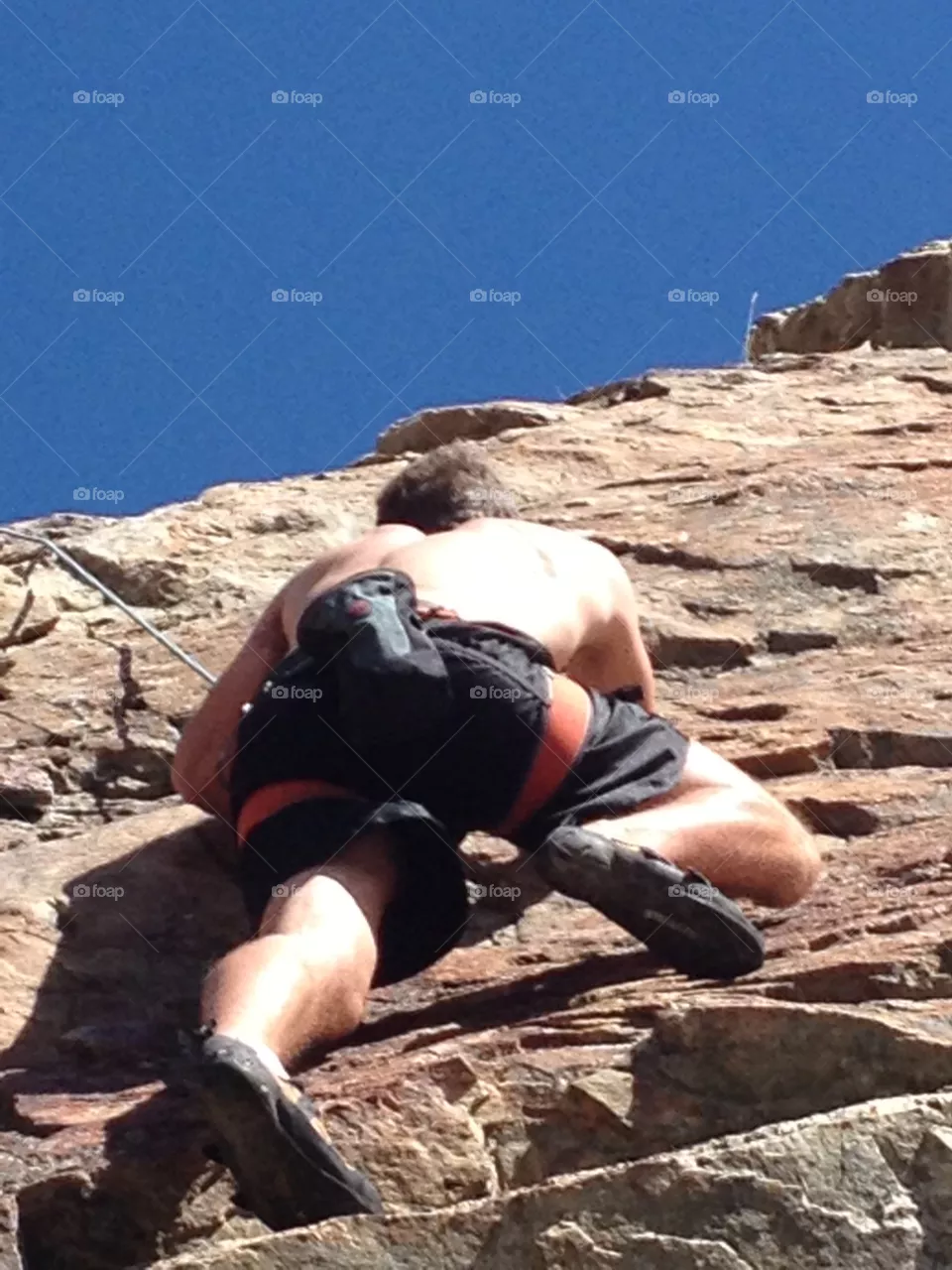 One, Climb, Adult, Climber, People