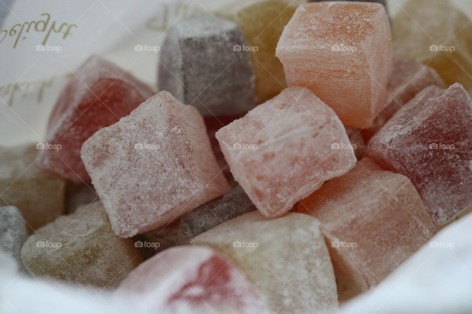 A colorful assortment of Turkish delight