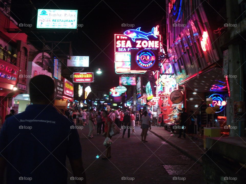 Walking street thailand