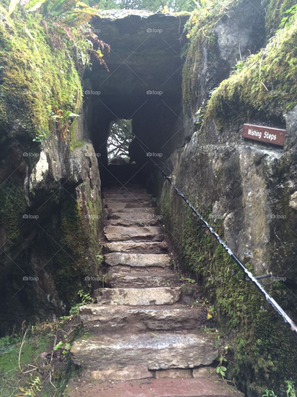 Tunnel stairs