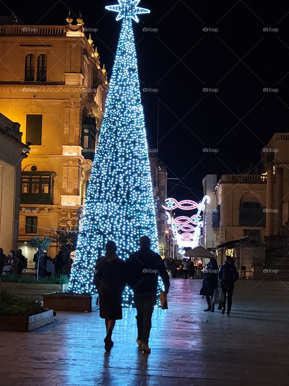Christmas lights in malta
