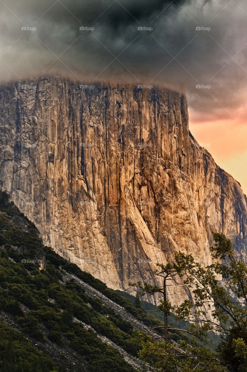 Clouds over El Capitan
