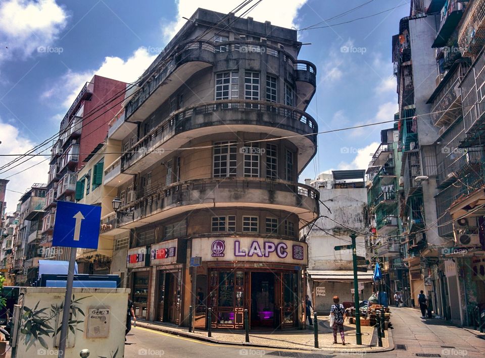 Macau old quarter